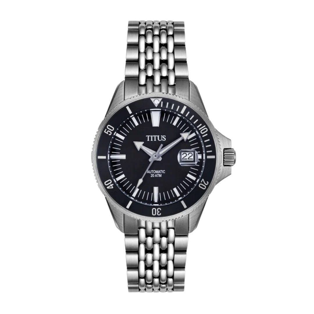 [MEN] Valor 3 Hands Date Automatic Stainless Steel Watch [W06-03250-001]