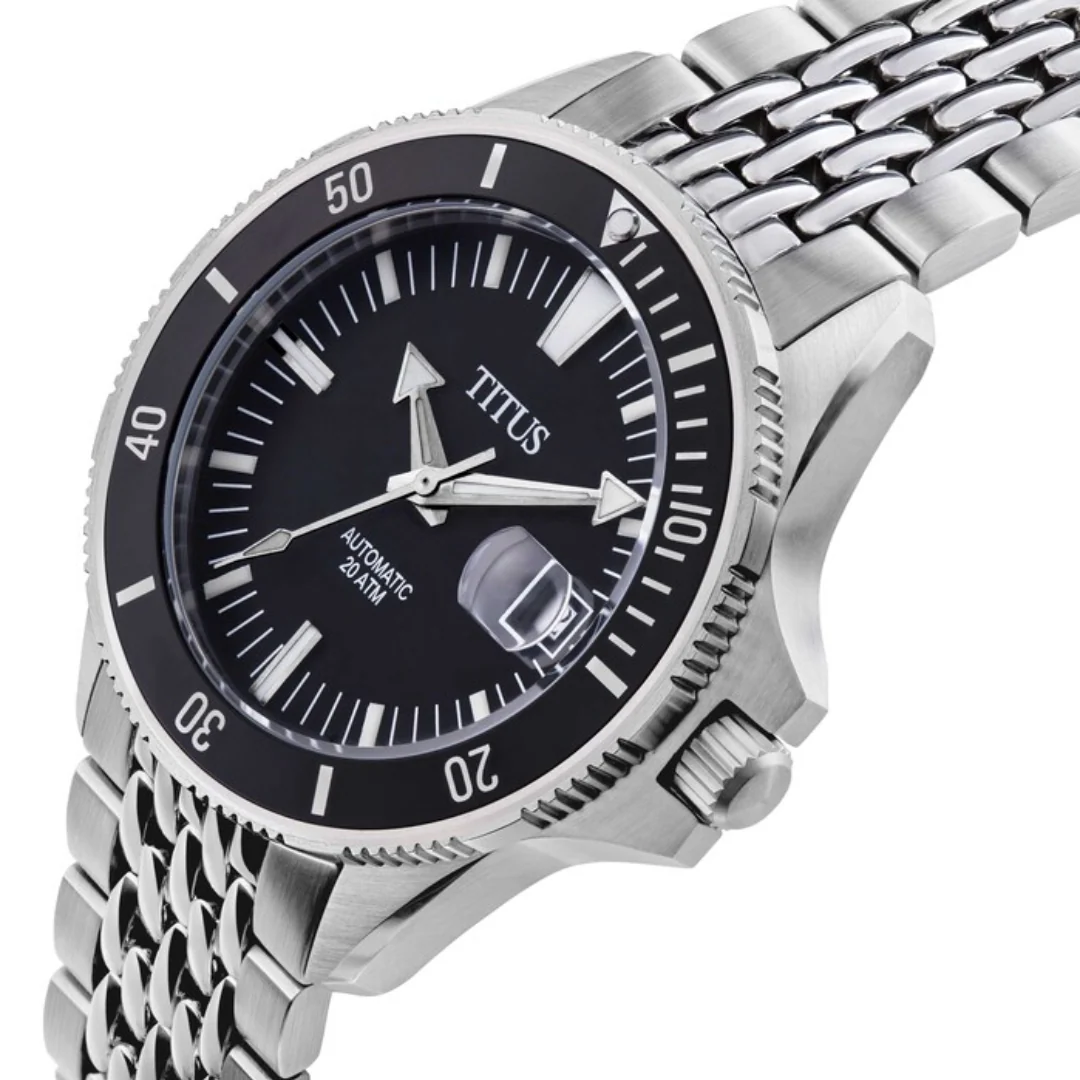 [MEN] Valor 3 Hands Date Automatic Stainless Steel Watch [W06-03250-001]