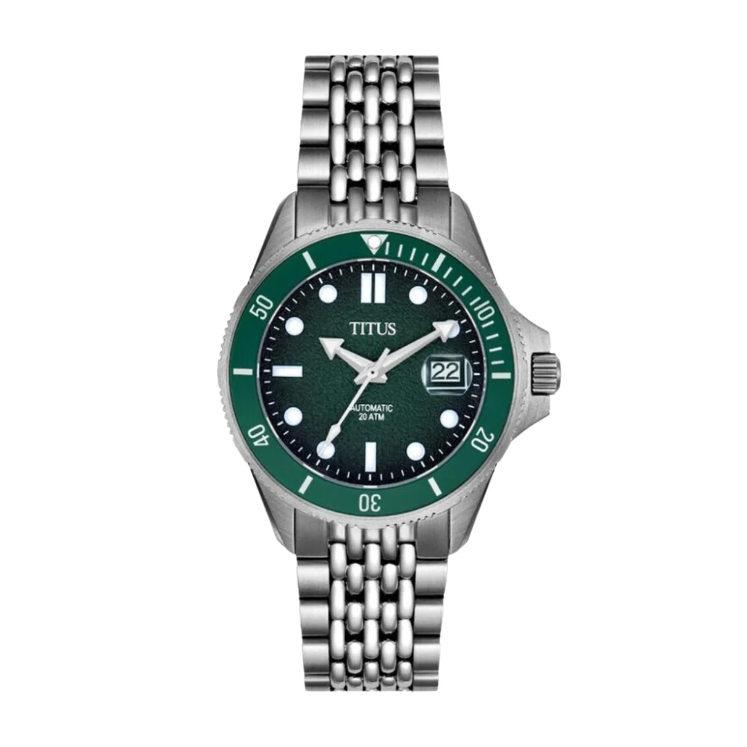 [MEN] Valor 3 Hands Date Automatic Stainless Steel Watch [W06-03250-009]