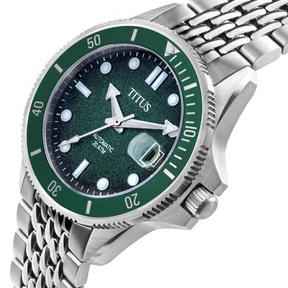 [MEN] Valor 3 Hands Date Automatic Stainless Steel Watch [W06-03250-009]