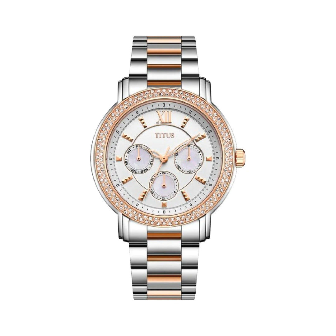 [WOMEN] Fashionista Multi-Function Quartz Stainless Steel Watch [W06-03251-001]