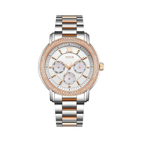 [WOMEN] Fashionista Multi-Function Quartz Stainless Steel Watch [W06-03251-001]