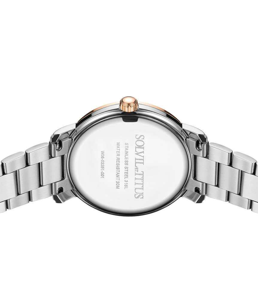[WOMEN] Fashionista Multi-Function Quartz Stainless Steel Watch [W06-03251-001]