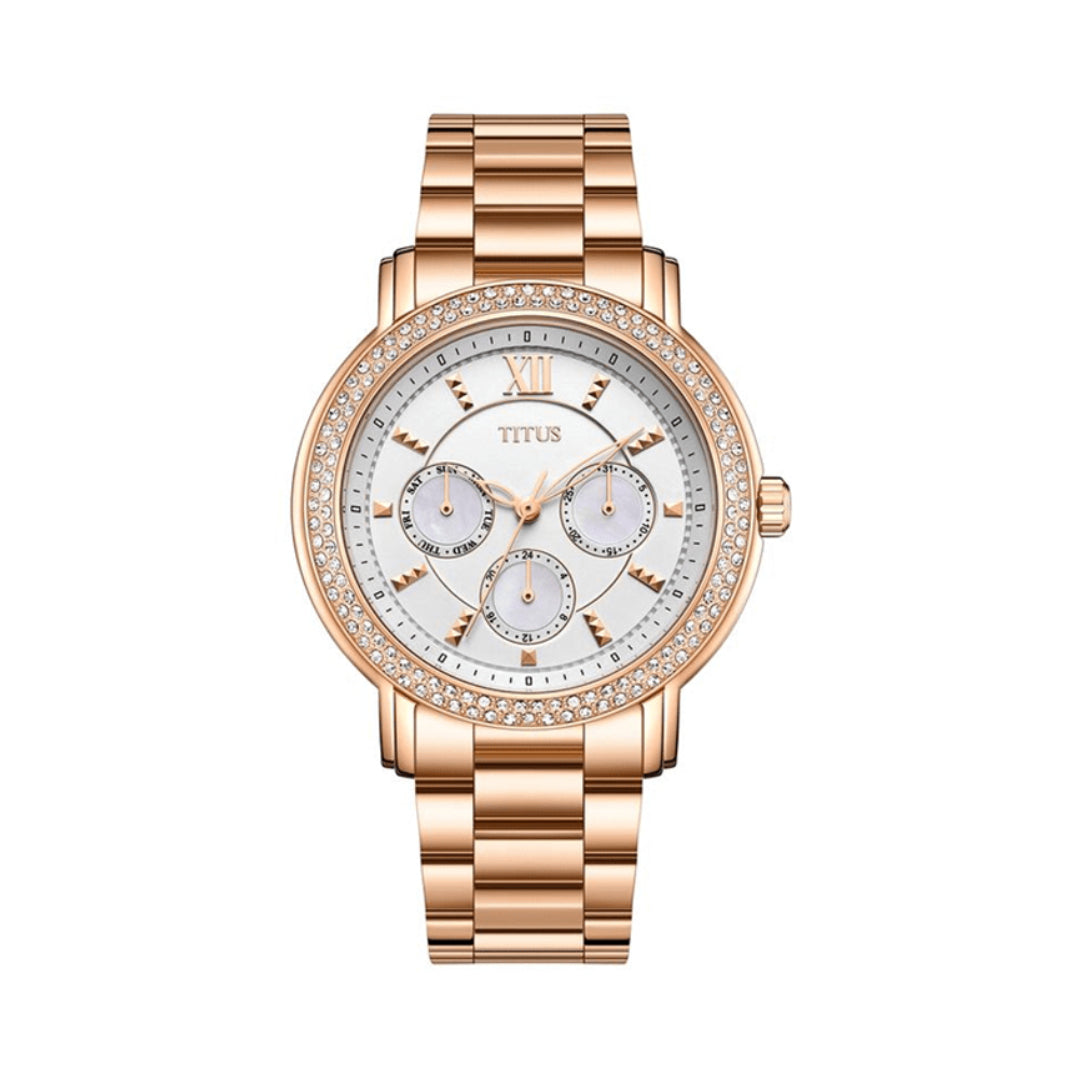 [WOMEN] Fashionista Multi-Function Quartz Stainless Steel Watch [W06-03251-002]