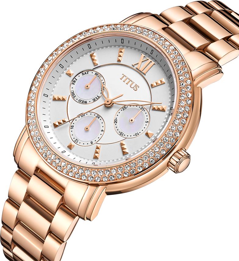 [WOMEN] Fashionista Multi-Function Quartz Stainless Steel Watch [W06-03251-002]