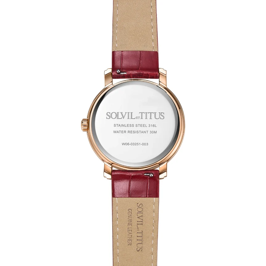 [WOMEN] Fashionista Multi-Function Quartz Leather Watch [W06-03251-003]