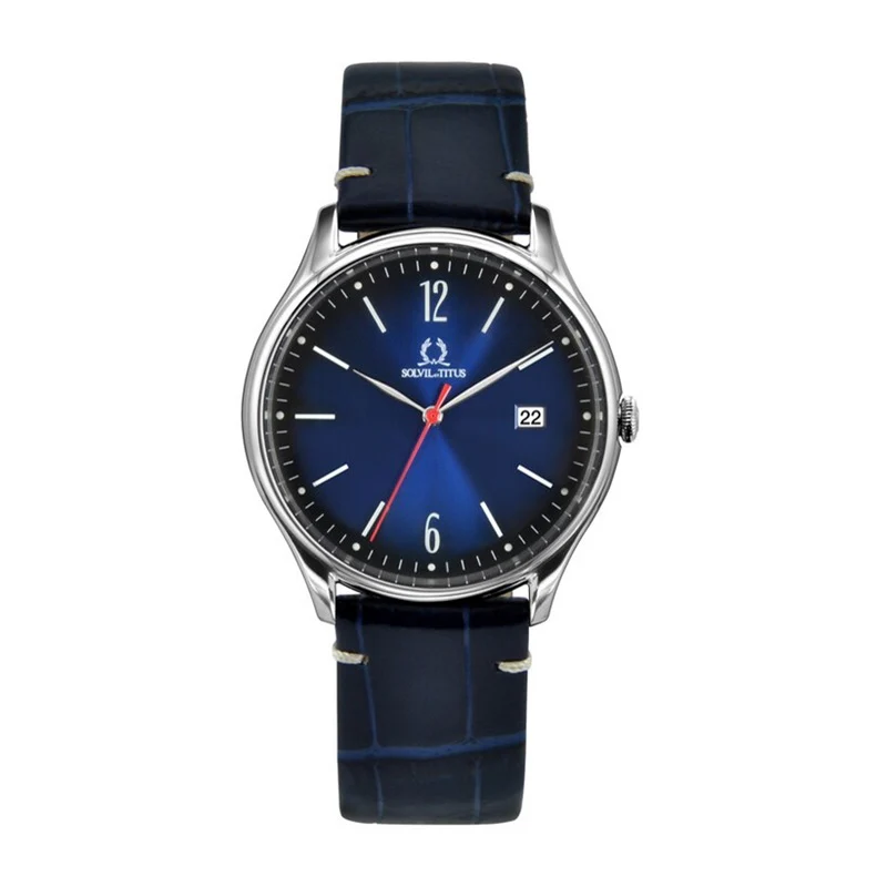 [MEN] Classicist 3 Hands Date Quartz Leather Watch [W06-03252-002]