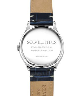[MEN] Classicist 3 Hands Date Quartz Leather Watch [W06-03252-002]