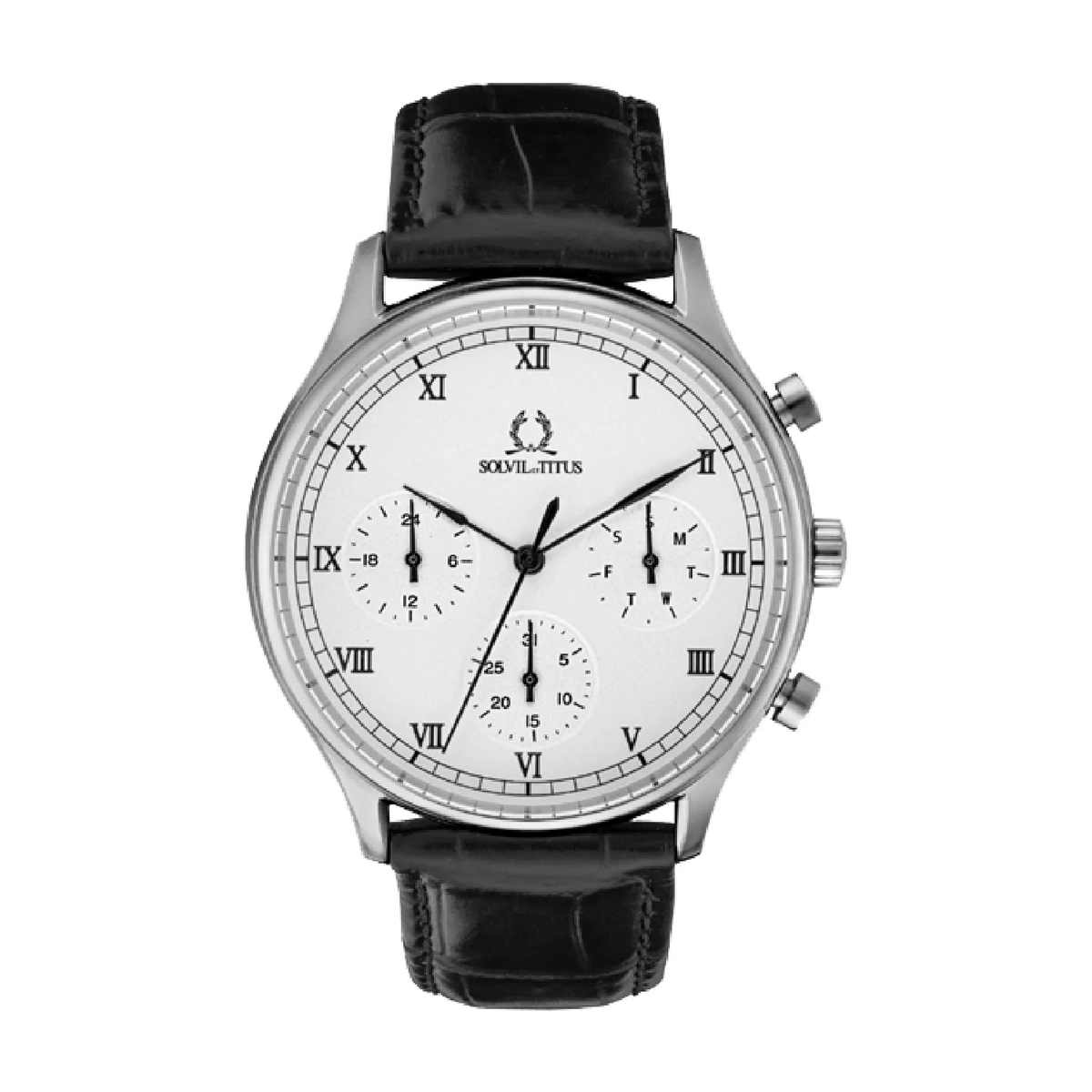 [MEN] Classicist Multi-Function Quartz Leather Watch [W06-03256-001]