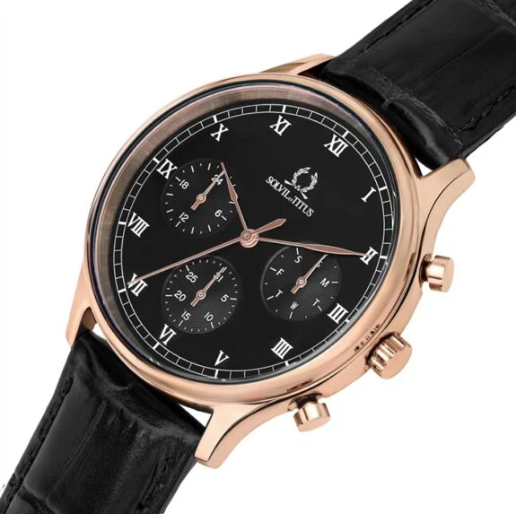 [MEN] Classicist Multi-Function Quartz Leather Watch [W06-03256-004]