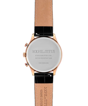 [MEN] Classicist Multi-Function Quartz Leather Watch [W06-03256-004]
