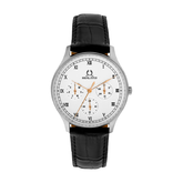 [WOMEN] Classicist Multi-Function Quartz Leather Watch [W06-03257-001]