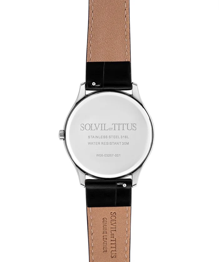 [WOMEN] Classicist Multi-Function Quartz Leather Watch [W06-03257-001]