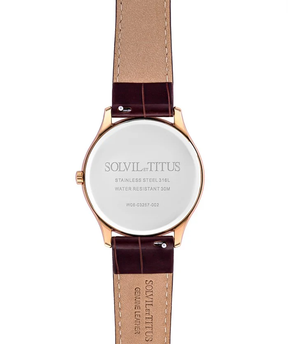 [WOMEN] Classicist Multi-Function Quartz Leather Watch [W06-03257-002]
