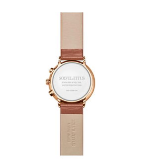 [MEN] Interlude Multi-Function Quartz Leather Watch [W06-03258-004]