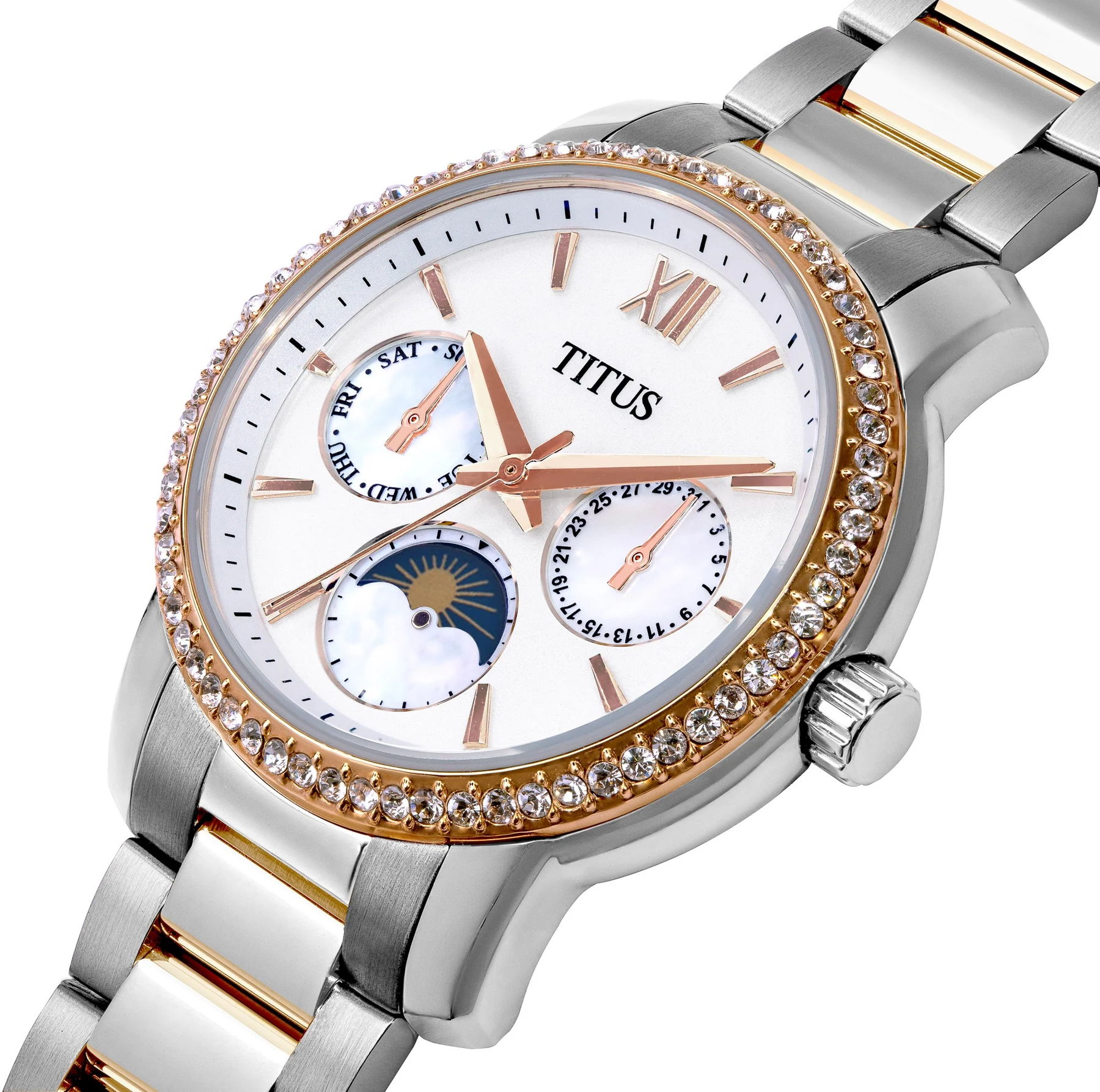[WOMEN] Devot Multi-Function with Day Night Indicator Quartz Stainless Steel Watch [W06-03262-002]
