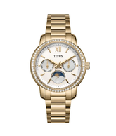 [WOMEN] Devot Multi-Function with Day Night Indicator Quartz Stainless Steel Watch [W06-03262-006]