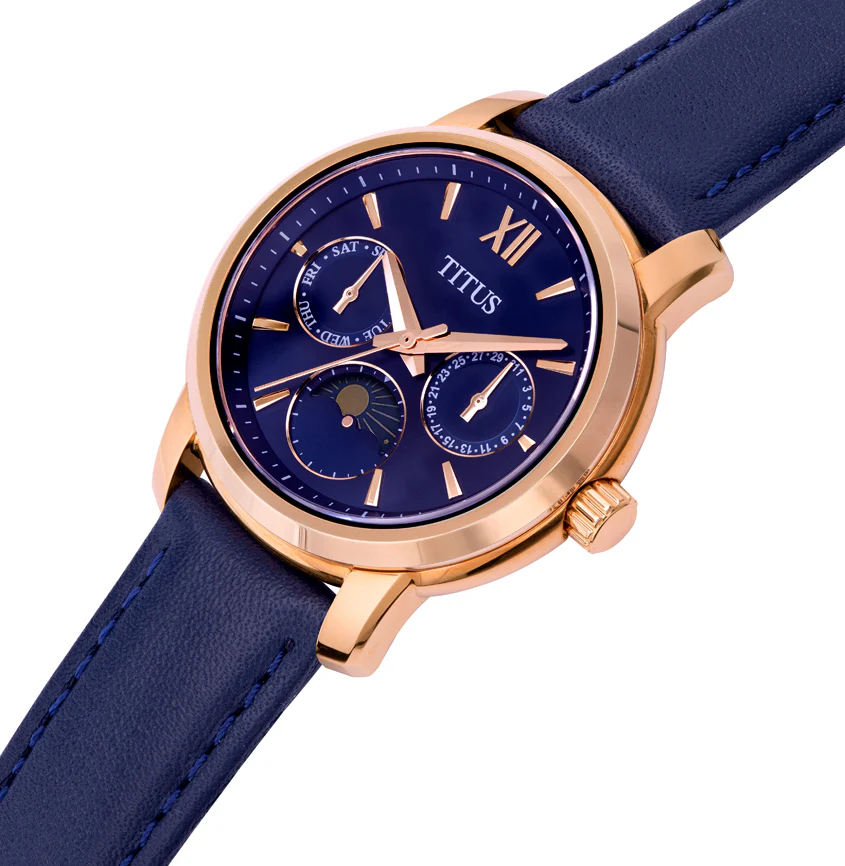 [WOMEN] Devot Multi-Function with Day Night Indicator Quartz Leather Watch [W06-03263-005]