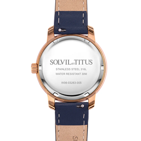 [WOMEN] Devot Multi-Function with Day Night Indicator Quartz Leather Watch [W06-03263-005]