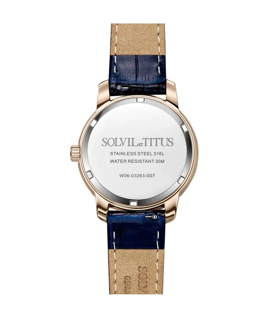 [WOMEN] Devot Multi-Function with Day Night Indicator Quartz Leather Watch [W06-03263-007]