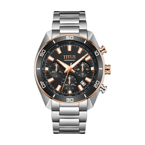 [MEN] Modernist Chronograph Quartz Stainless Steel Watch [W06-03265-002]