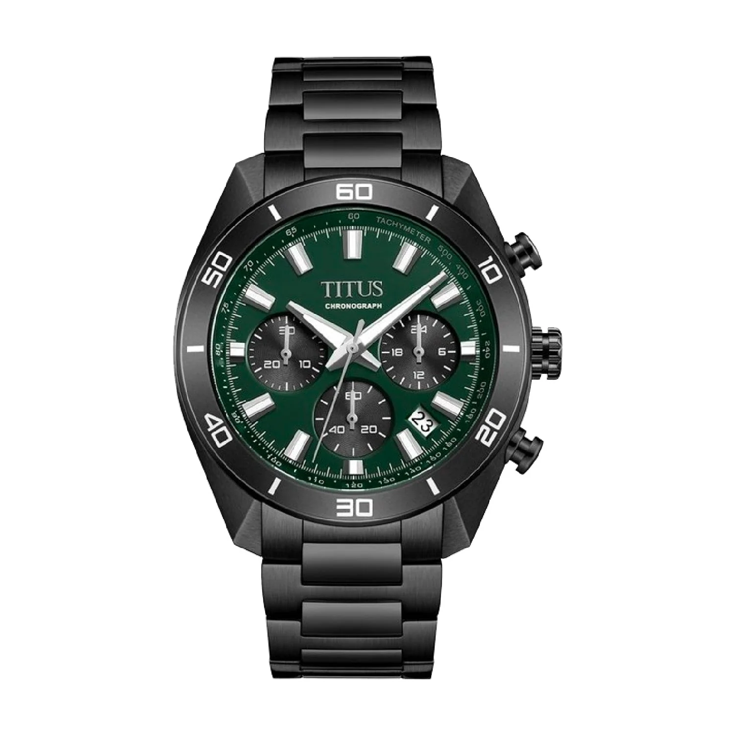 [MEN] Modernist Chronograph Quartz Stainless Steel Watch [W06-03265-007]