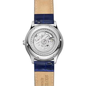 [MEN] Exquisite 3 Hands Date Automatic Leather Watch [W06-03273-001]