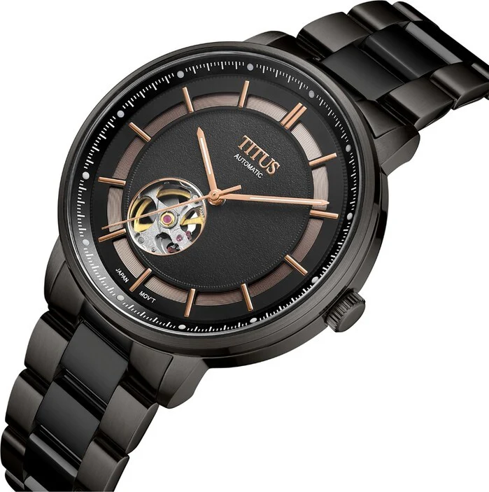 [MEN] Enlight 3 Hands Automatic Stainless Steel Watch [W06-03277-003]