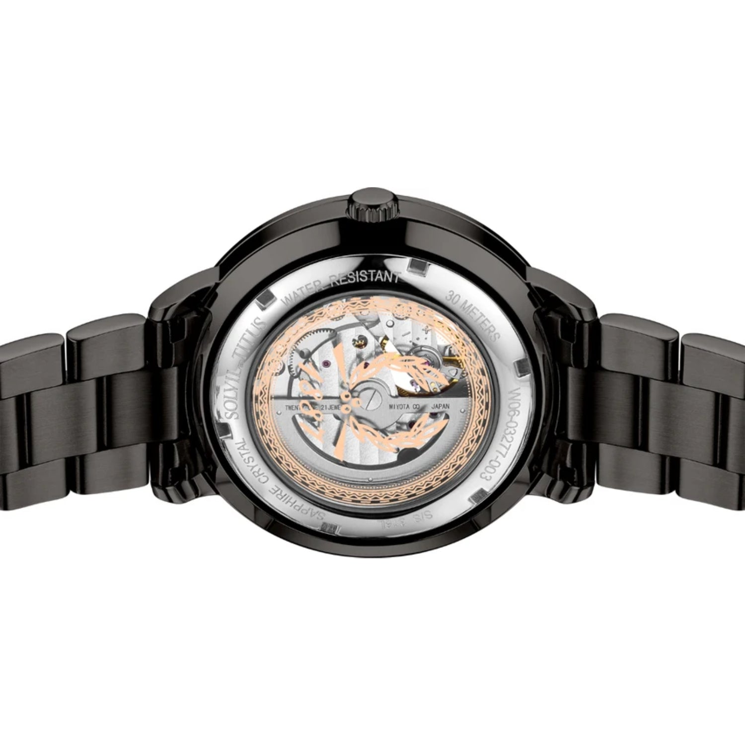 [MEN] Enlight 3 Hands Automatic Stainless Steel Watch [W06-03277-003]