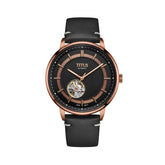[MEN] Enlight 3 Hands Mechanical Leather Watch [W06-03277-011]