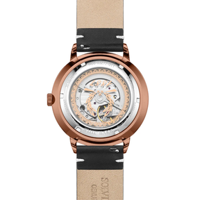 [MEN] Enlight 3 Hands Mechanical Leather Watch [W06-03277-011]