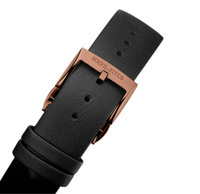 [MEN] Enlight 3 Hands Mechanical Leather Watch [W06-03277-011]