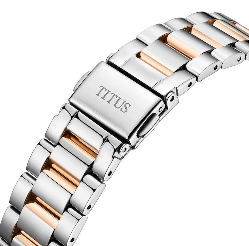 [WOMEN] Enlight 3 Hands Automatic Stainless Steel Watch [W06-03278-002]