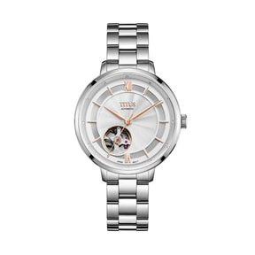 [WOMEN] Enlight 3 Hands Automatic Stainless Steel Watch [W06-03278-007]