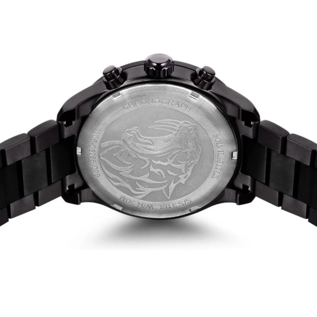 [MEN] Saber Chronograph Quartz Stainless Steel Watch [W06-03286-009]