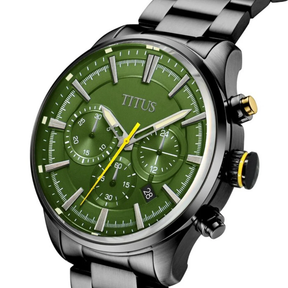 [MEN] Saber Chronograph Quartz Stainless Steel Watch [W06-03287-004]