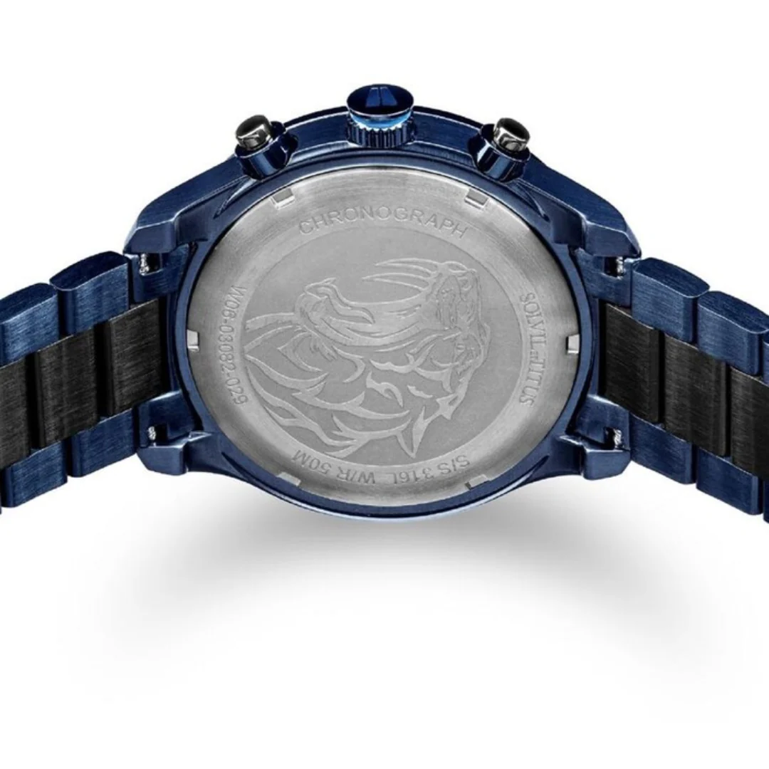 [MEN] Saber Chronograph Quartz Stainless Steel Watch [W06-03287-008]