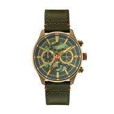 [MEN] Saber Chronograph Quartz Leather Watch [W06-03287-013]