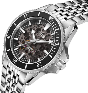 [MEN] Valor 3 Hands Automatic Stainless Steel Watch [W06-03296-001]