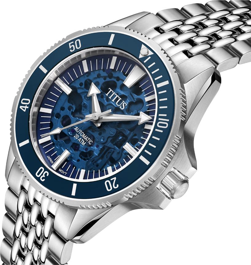 [MEN] Valor 3 Hands Automatic Stainless Steel Watch [W06-03296-002]