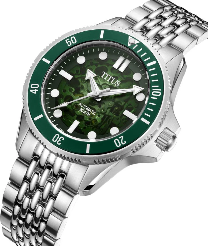 [MEN] Valor 3 Hands Automatic Stainless Steel Watch [W06-03296-003]