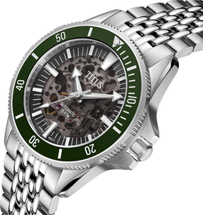 [MEN] Valor 3 Hands Automatic Stainless Steel Watch [W06-03296-004]
