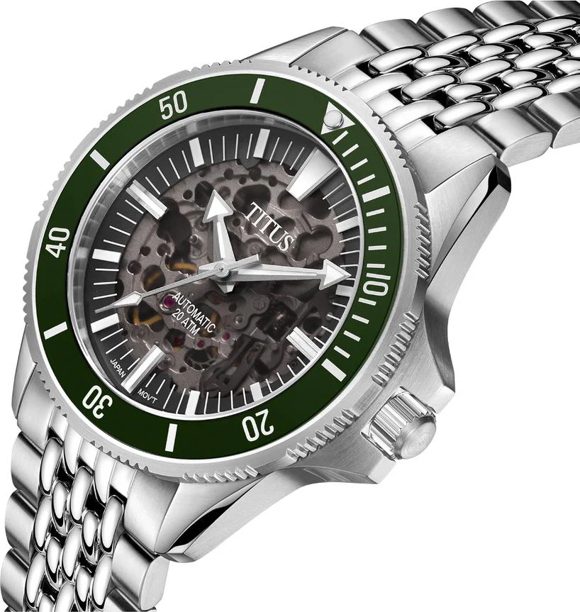 [MEN] Valor 3 Hands Automatic Stainless Steel Watch [W06-03296-004]