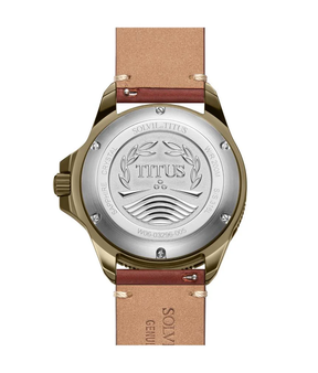 [MEN] Valor 3 Hands Automatic Leather Watch [W06-03296-005]