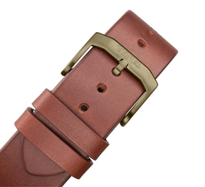 [MEN] Valor 3 Hands Automatic Leather Watch [W06-03296-005]