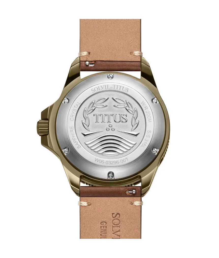 [MEN] Valor 3 Hands Automatic Leather Watch [W06-03296-007]