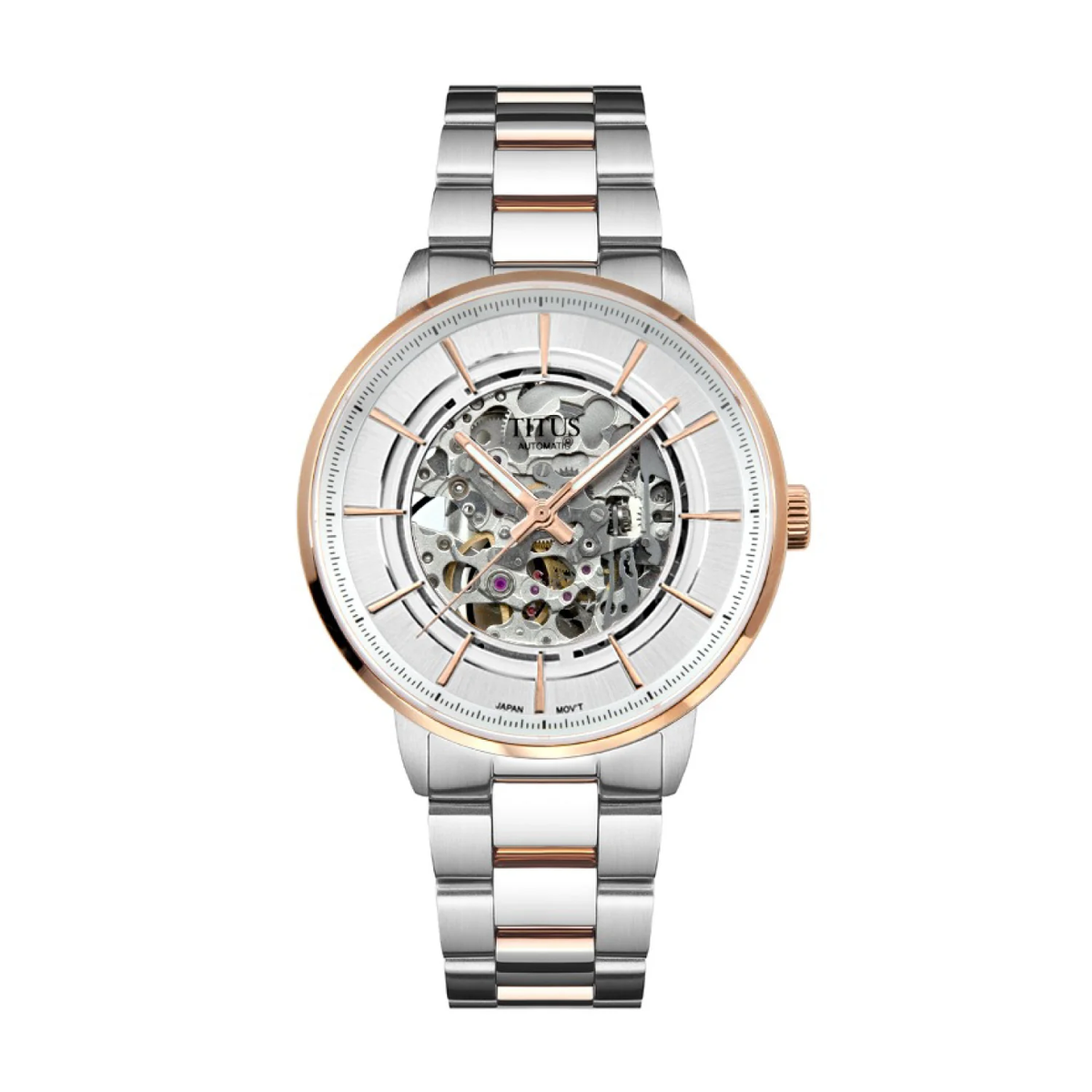 [MEN] Enlight 3 Hands Automatic Stainless Steel Watch [W06-03305-002]