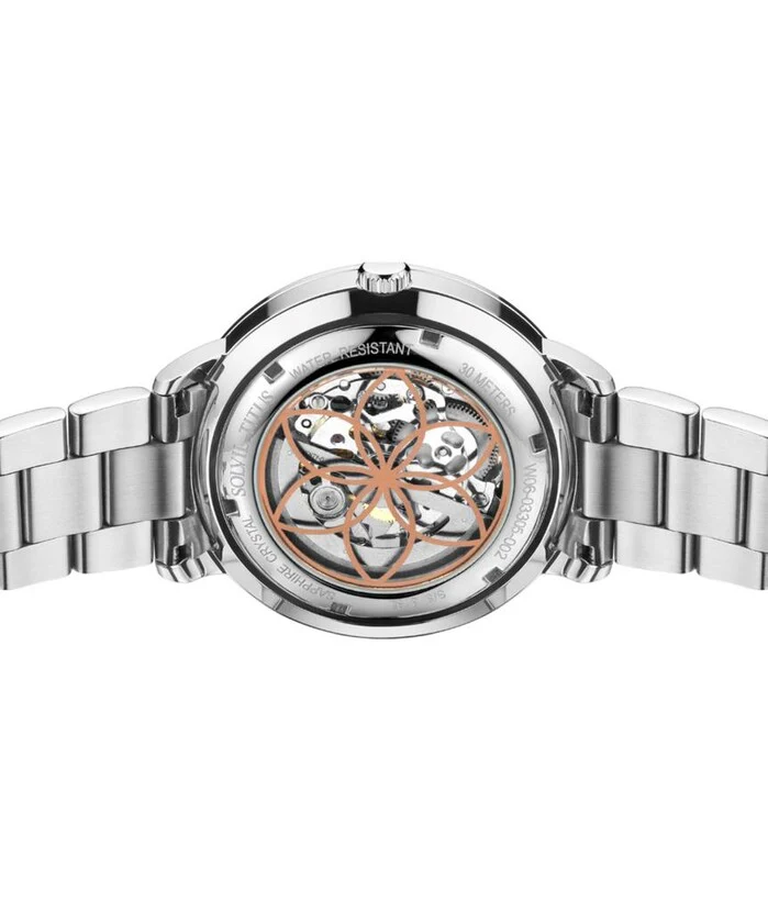 [MEN] Enlight 3 Hands Automatic Stainless Steel Watch [W06-03305-002]