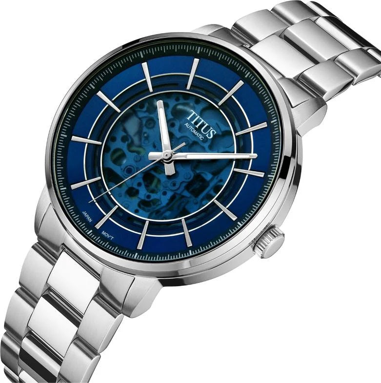 [MEN] Enlight 3 Hands Automatic Stainless Steel Watch [W06-03305-006]