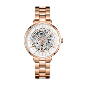 [WOMEN] Enlight 3 Hands Automatic Stainless Steel Watch [W06-03306-003]